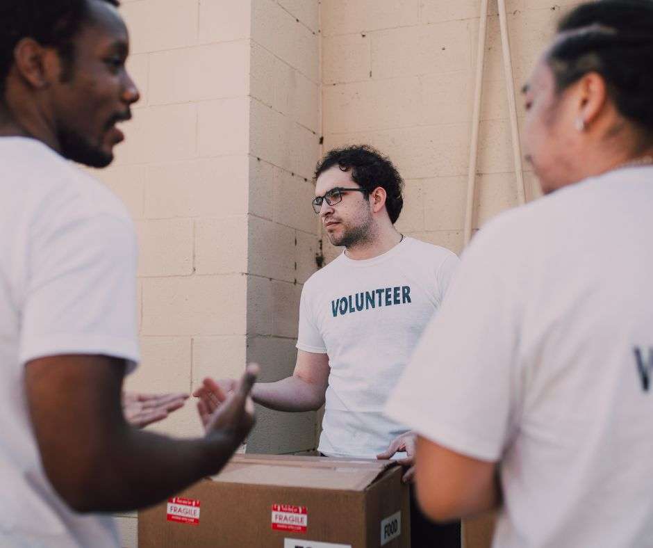 volunteers for a nonprofit insurance in Brooklyn, NY